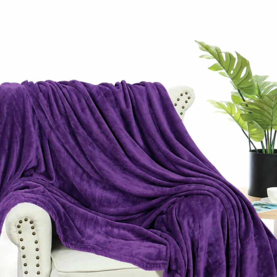 Purple - Plush Blanket