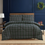 British Checked Green - Comforter Set