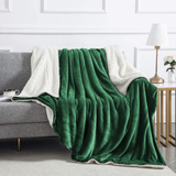 Sherpa Blanket Plain - Green